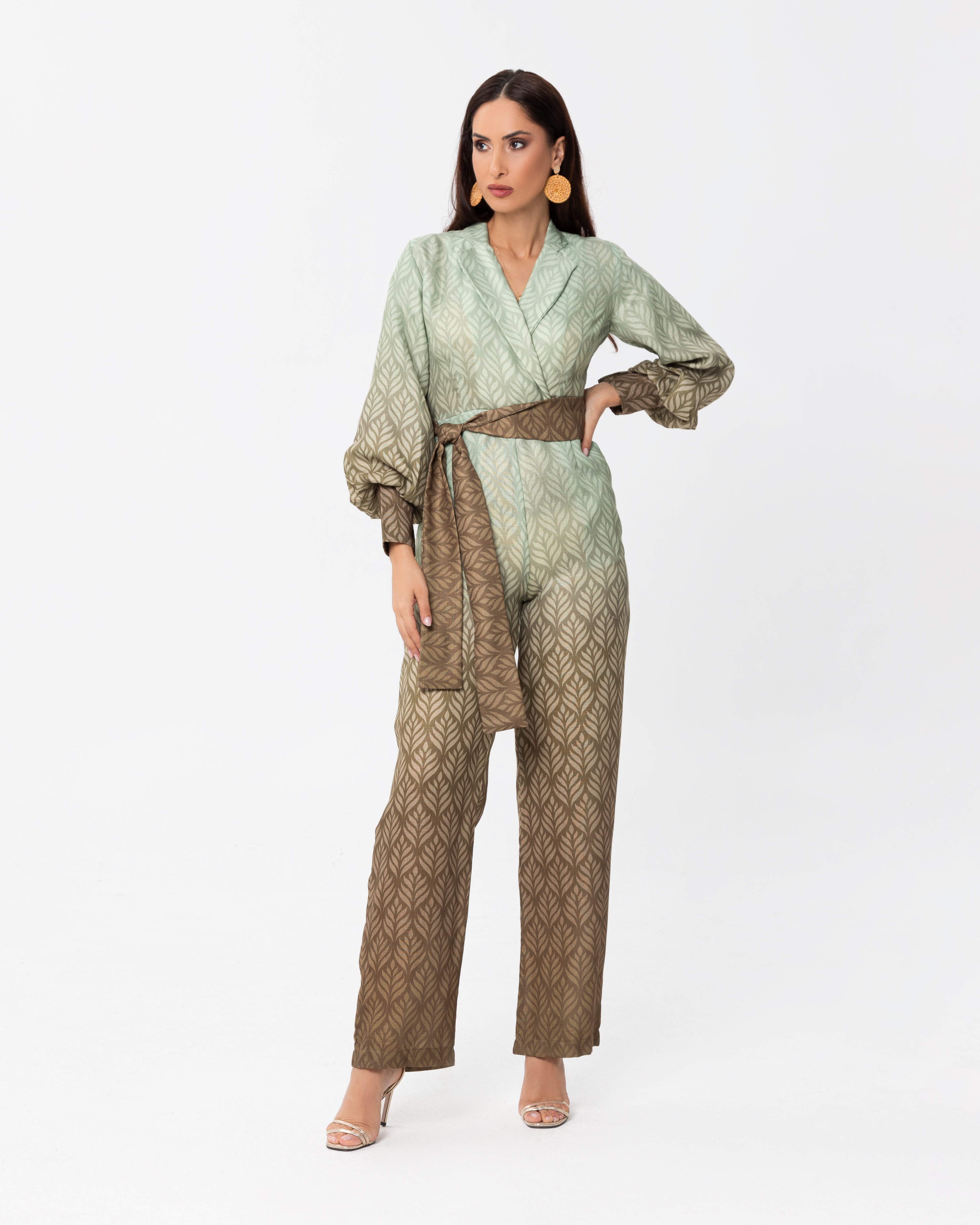 Ombre Linen Jumpsuit