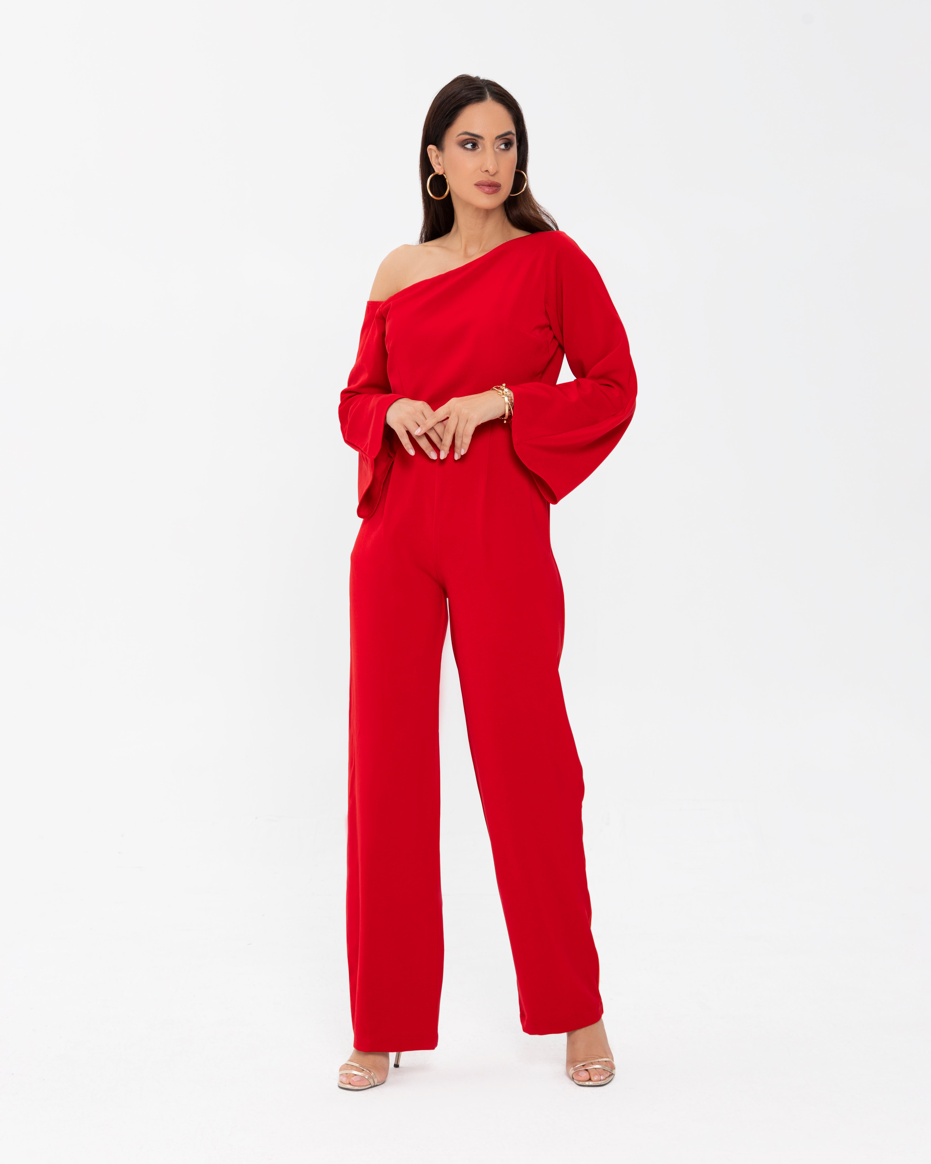 Off Shoulder Jumpsuit